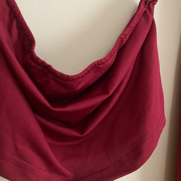 2 piece cropped tube top and midi pencil skirt - Picture 3 of 4